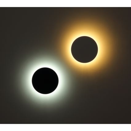 Globo - LED välisvalgusti seinale LED/15W/230V 3000/4000/6000K läbimõõt 25,2 cm IP44 must