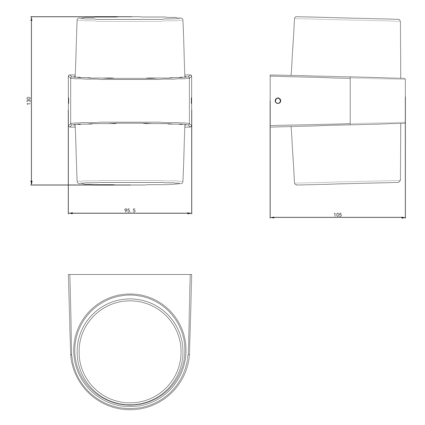 Globo - LED välisseinavalgusti LED/10W/230V 3000K IP44