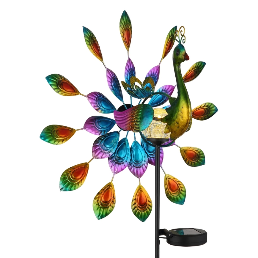 Globo - LED Päikesepaneel kaunistus LED/0,06W/3V IP44 paabulind