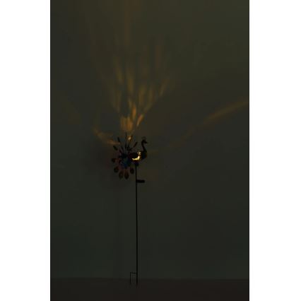 Globo - LED Päikesepaneel kaunistus LED/0,06W/3V IP44 paabulind