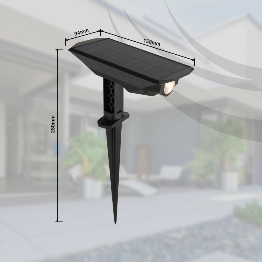 Globo - LED Päikesepaneeliga valgusti 2in1 LED/1W/3V IP44