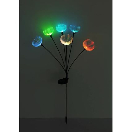 Globo - LED RGB päikesevalgusti, 6×LED, 1,2 V, IP44, 300 mAh