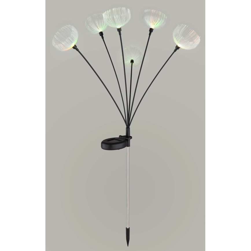 Globo - LED RGB päikesevalgusti, 6×LED, 1,2 V, IP44, 300 mAh