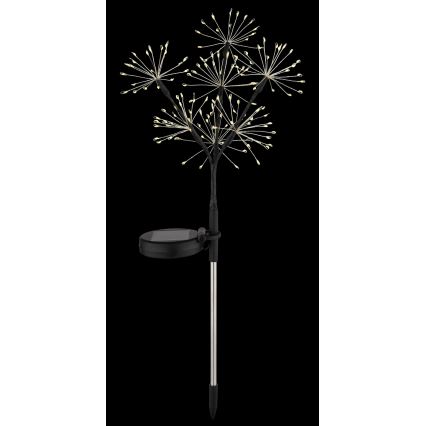 Globo - LED päikesevalgusti 3xLED/3V IP44 600 mAh ilutulestiku efekt