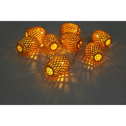 Globo - LED Päikesepaneeliga valguskett LED/0,06W/3V 650 cm IP44 400 mAh