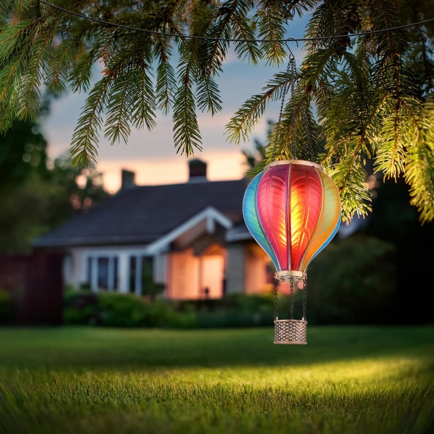 Globo - Rippuv päikesepaneeliga kaunistus 20xLED/0,5W/3V IP44 Lendav õhupall