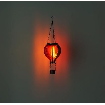 Globo - Rippuv päikesepaneeliga kaunistus 20xLED/0,5W/3V IP44 Lendav õhupall