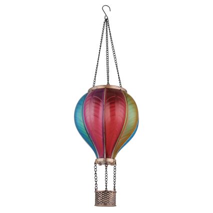 Globo - Rippuv päikesepaneeliga kaunistus 20xLED/0,5W/3V IP44 Lendav õhupall
