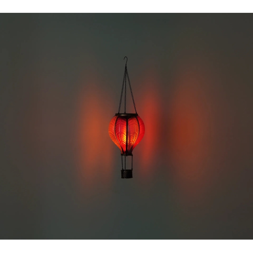 Globo - LED Rippuv päikesepaneeliga kaunistus 20xLED/0,5W/3V IP44 Lendav õhupall