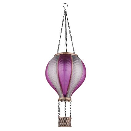 Globo - LED Rippuv päikesepaneeliga kaunistus 20xLED/0,5W/3V IP44 Lendav õhupall