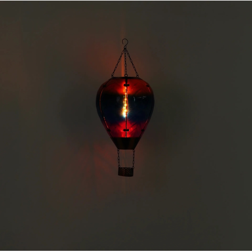 Globo - LED Rippuv päikesepaneeliga kaunistus 24xLED/0,2W/3V IP44 Lendav õhupall