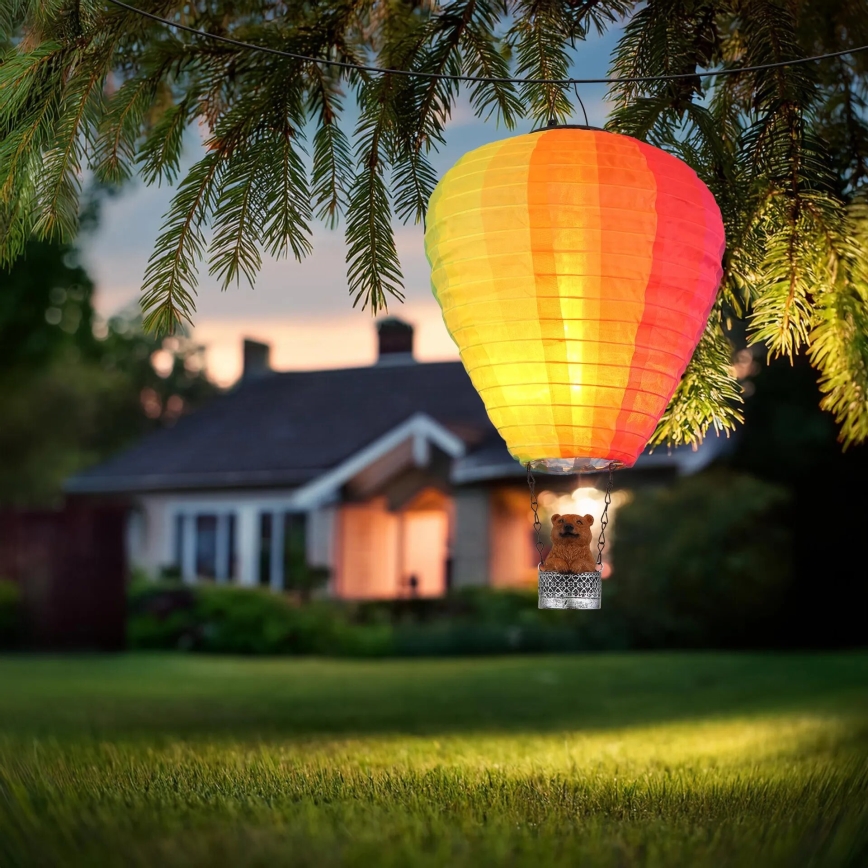 Globo - LED Rippuv päikesepaneeliga kaunistus 24xLED/0,06W/3V IP44 Lendav õhupall