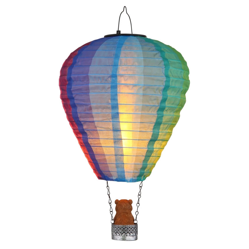 Globo - LED Rippuv päikesepaneeliga kaunistus 24xLED/0,06W/3V IP44 Lendav õhupall