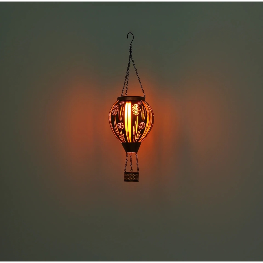 Globo - LED Rippuv päikesepaneeliga kaunistus 12xLED/0,02W/3V IP44 Lendav õhupall