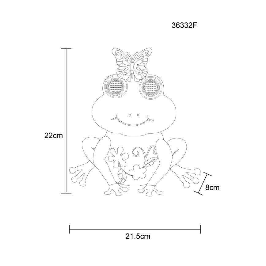Globo - LED päikesevalgusti 104xLED/3V IP44 300 mAh konn
