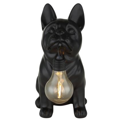 Globo - LED päikesevalgusti LED/3V IP44 300 mAh must koer