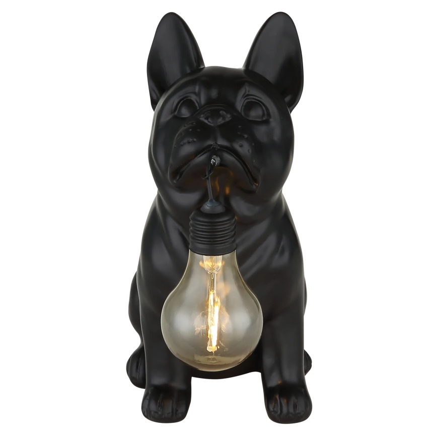 Globo - LED päikesevalgusti LED/3V IP44 300 mAh must koer
