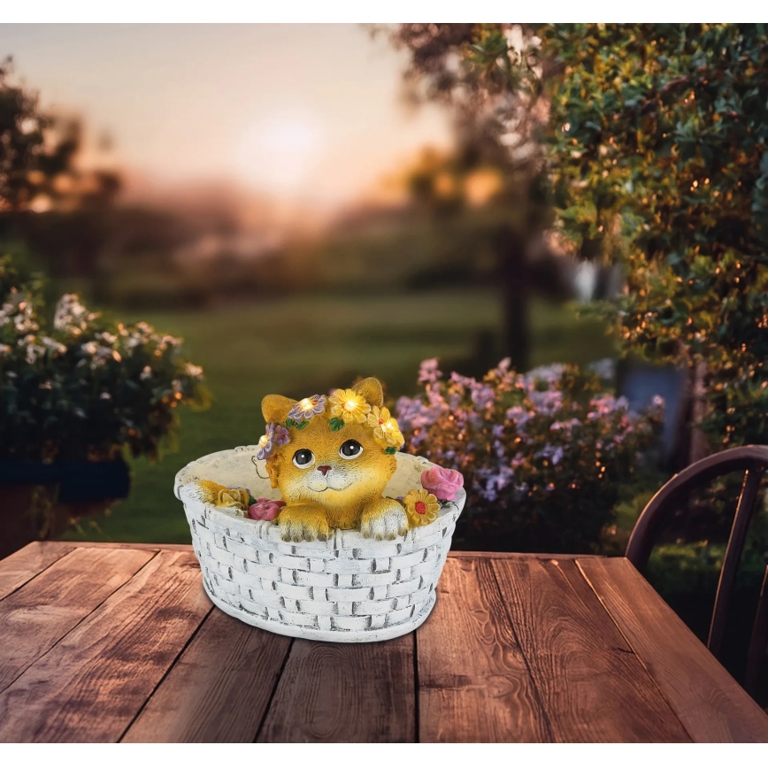 Globo - LED-päikesevalgusti LED/1,2V IP44 300 mAh kassikujuline