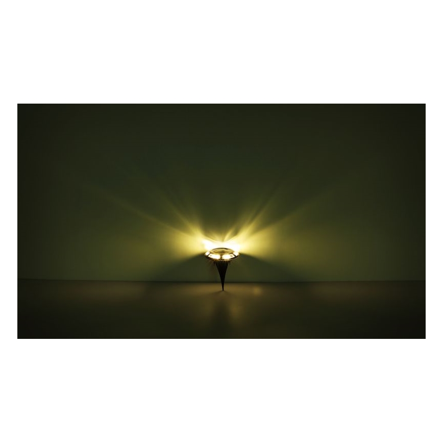 Globo - KOMPLEKT 2x LED Päikesepaneeliga valgusti LED/0,72W/3V 3200K IP44 300 mAh