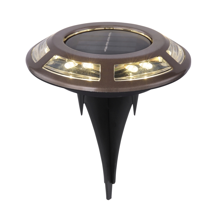 Globo - KOMPLEKT 2x LED Päikesepaneeliga valgusti LED/0,72W/3V 3200K IP44 300 mAh
