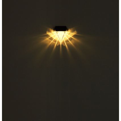 Globo - KOMPLEKT 2x LED Päikesepaneeliga seinavalgusti LED/0,5W/3V IP44 600 mAh