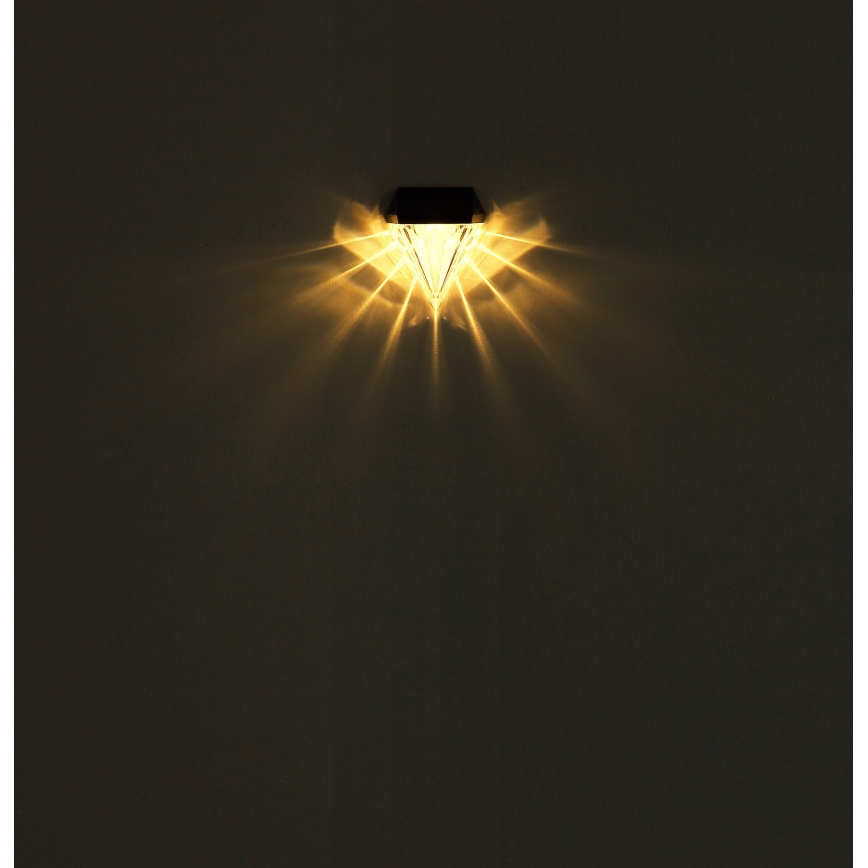Globo - KOMPLEKT 2x LED Päikesepaneeliga seinavalgusti LED/0,5W/3V IP44 600 mAh