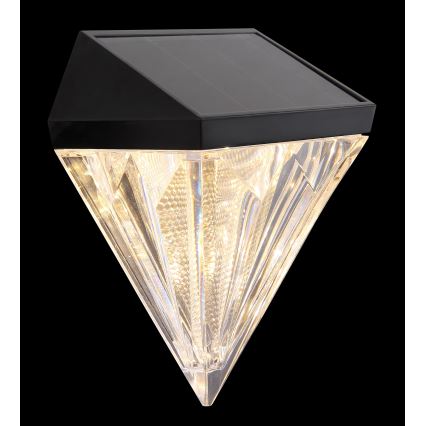 Globo - KOMPLEKT 2x LED Päikesepaneeliga seinavalgusti LED/0,5W/3V IP44 600 mAh