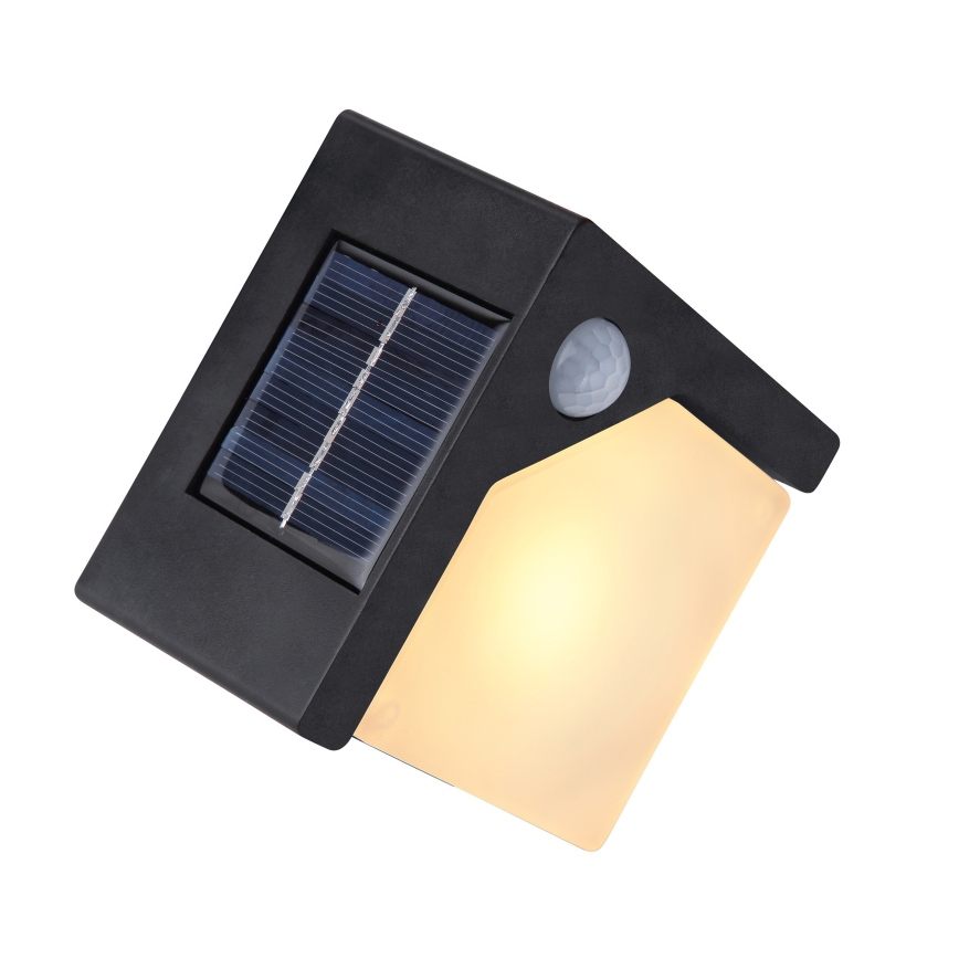 Globo - LED Päikesepaneeliga valgusti anduriga LED/0,48W/3V IP44 600 mAh