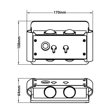Globo - LED Päikesepaneeliga valgusti LED/1W/3,2V 3000K IP54