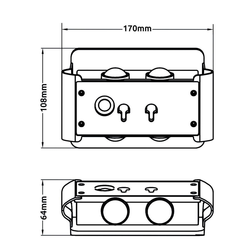 Globo - LED Päikesepaneeliga valgusti LED/1W/3,2V 3000K IP54