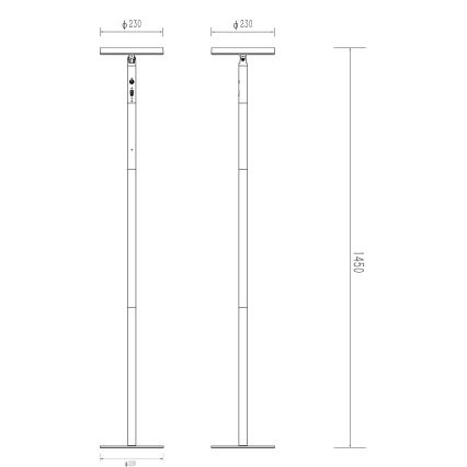 Globo - LED Päikesepaneeliga valgusti LED/6W/3,7V IP54