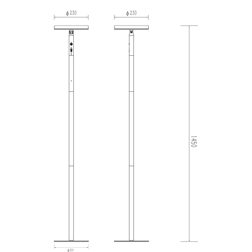 Globo - LED Päikesepaneeliga valgusti LED/6W/3,7V IP54
