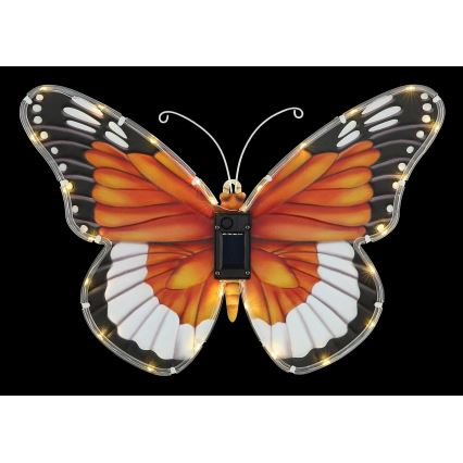 Globo - LED päikesevalgusti LED/3V IP44 200 mAh liblikas