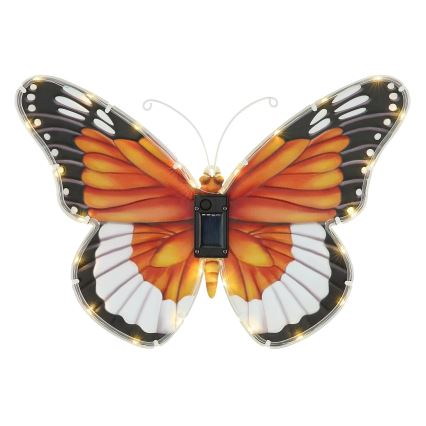 Globo - LED päikesevalgusti LED/3V IP44 200 mAh liblikas