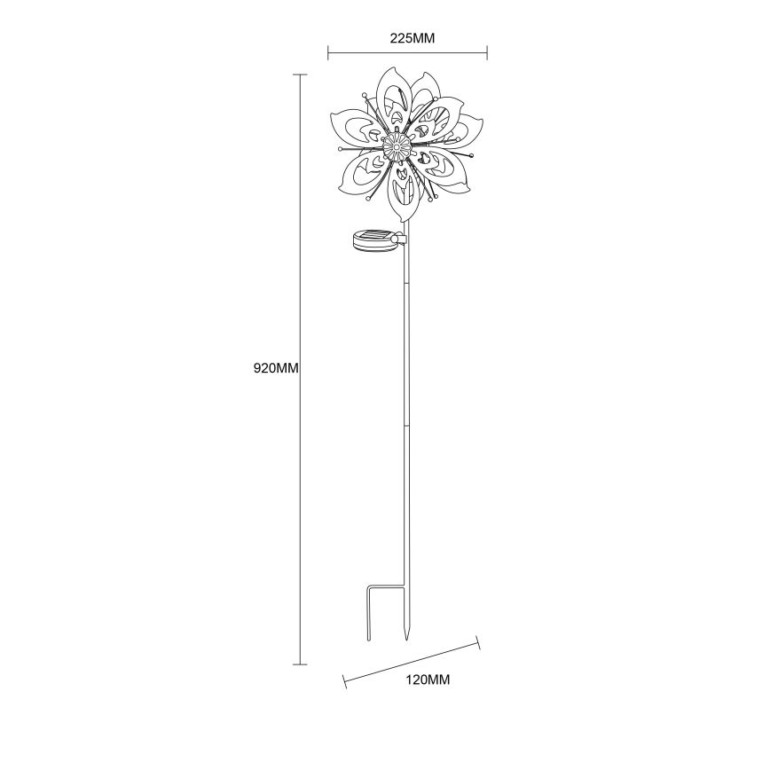 Globo - LED Päikesepaneeliga kaunistus LED/0,06W/3,2V IP44