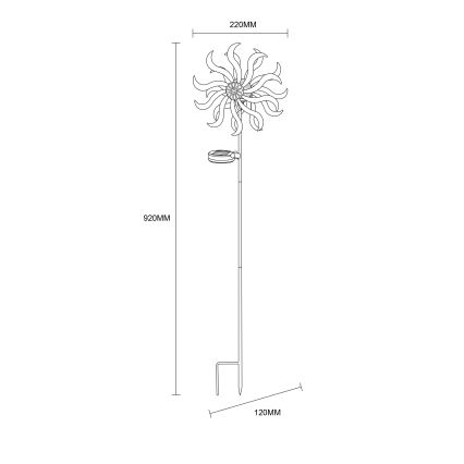 Globo - LED Päikesepaneeliga kaunistus LED/0,06W/3,2V IP44