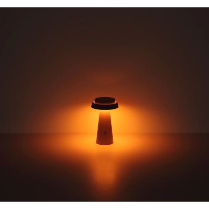 Globo - LED Hämardatav päikesepaneeliga puutetundlik lamp LED/4W/3,7W IP54 roosa