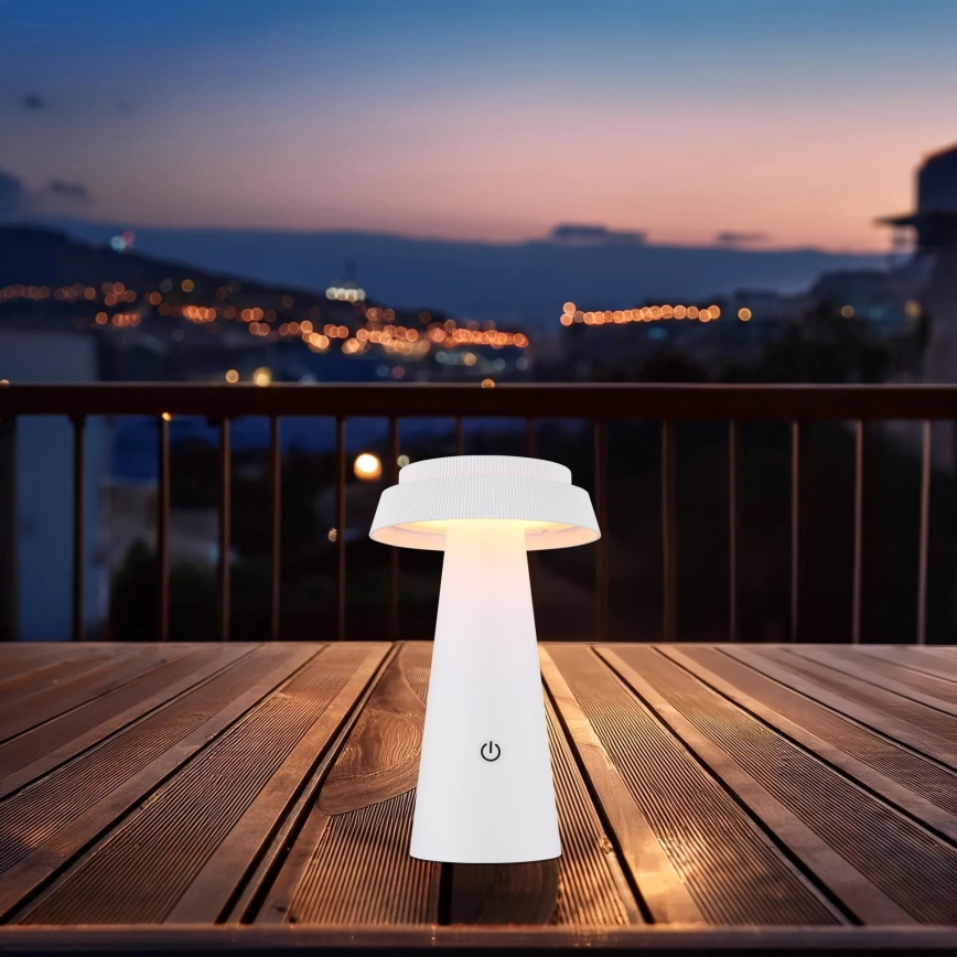 Globo - LED Hämardatav päikesepaneeliga puutetundlik lamp LED/4W/3,7W IP54 valge