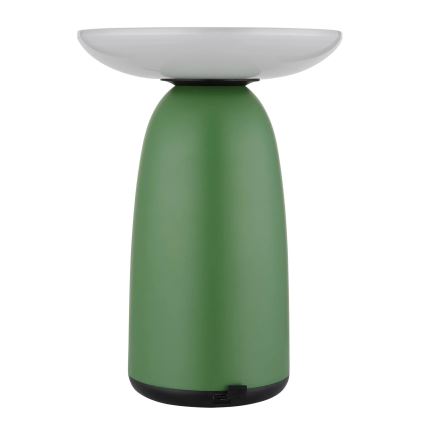 Globo - LED Hämardatav päikesepaneeliga puutetundlik lamp LED/10W/3,7V IP54 roheline