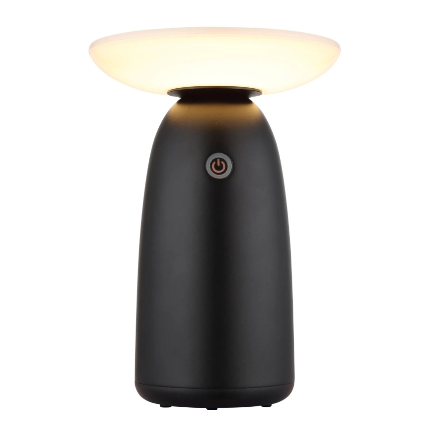 Globo - LED Hämardatav päikesepaneeliga puutetundlik lamp LED/10W/3,7V IP54 must