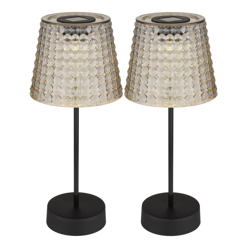 Globo 36634-2S - KOMPLEKT 2x LED Päikesepaneeliga valgusti SOLAR LED/0,06W/3V IP44 40 mAh hall