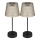 Globo 36634-2S - KOMPLEKT 2x LED Päikesepaneeliga valgusti SOLAR LED/0,06W/3V IP44 40 mAh hall