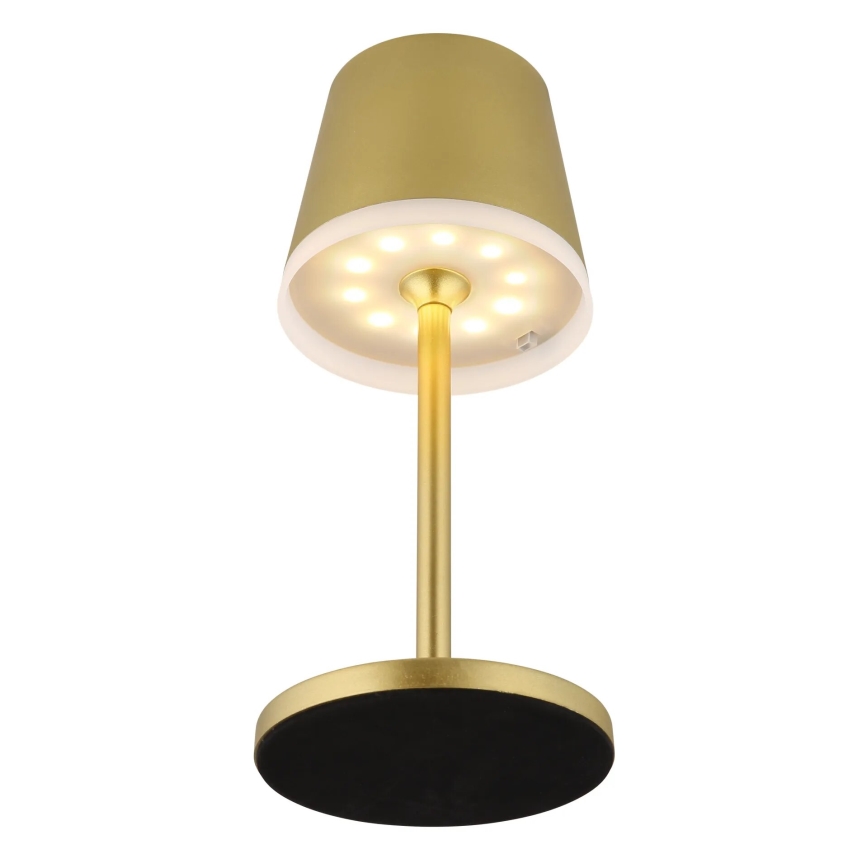 Globo - LED Päikesepaneeliga valgusti LED/0,6W/3V 3000K IP44 kuldne