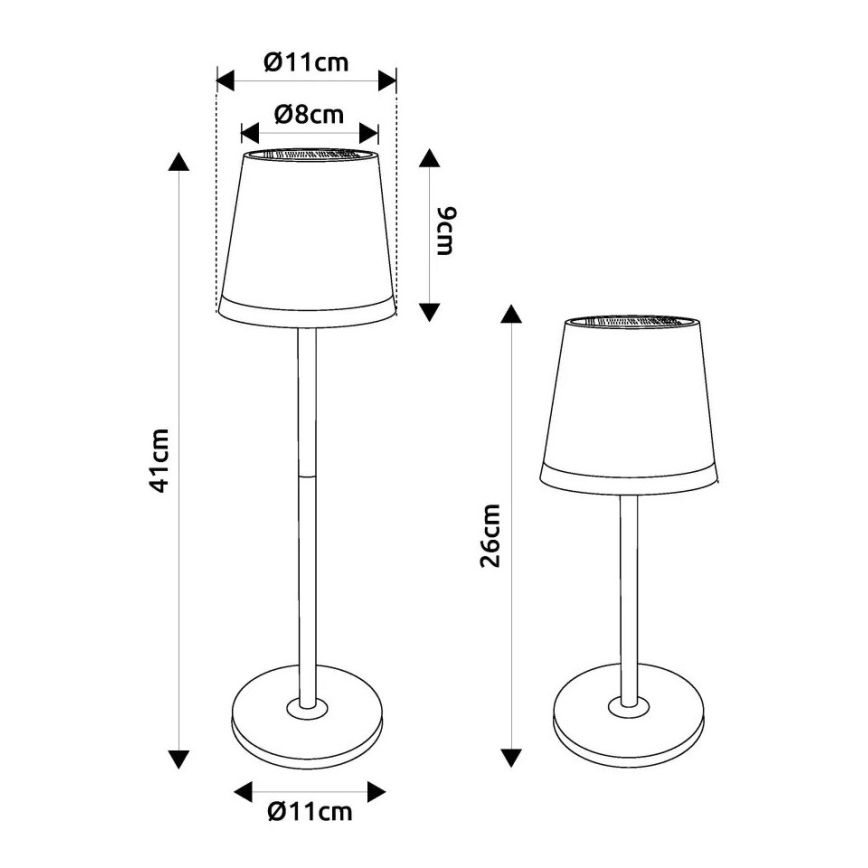 Globo - LED Päikesepaneeliga valgusti LED/0,6W/3V 3000K IP44 kuldne