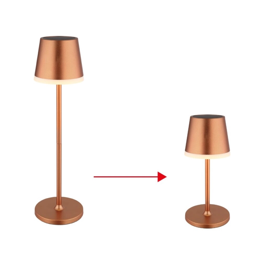 Globo - LED Päikesepaneeliga valgusti LED/0,6W/3V 3000K IP44 vask
