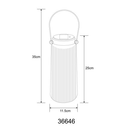 Globo - LED Päikesepaneeliga valgusti 2xLED/0,5W/3V 3000K IP44