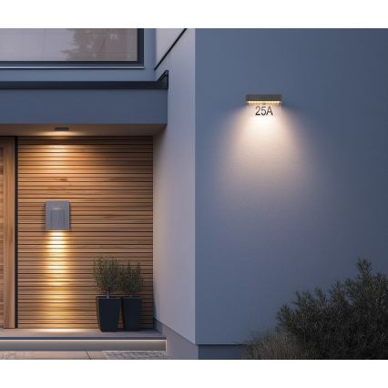 Globo - LED päikesetoitel majanumber LED/6W/3,7V IP54 1800 mAh