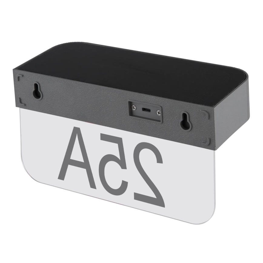 Globo - LED päikesetoitel majanumber LED/6W/3,7V IP54 1800 mAh