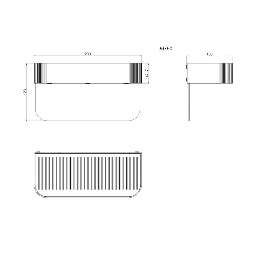 Globo - LED päikesetoitel majanumber LED/6W/3,7V IP54 1800 mAh
