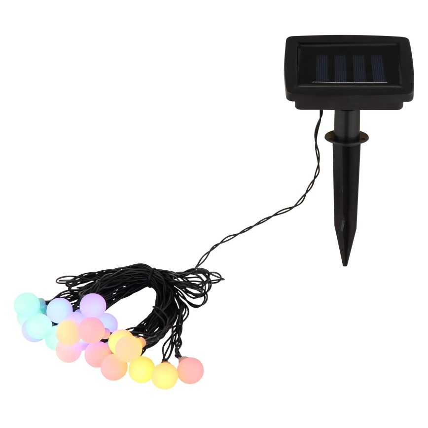 Globo - LED päikesetoitega valguskett 20xLED/1,2V IP44 300 mAh 5,8 m